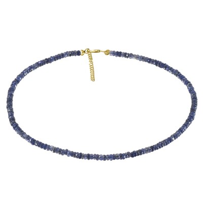 Iolite Silver Necklace