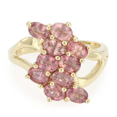 18K Unheated Padparadscha Sapphire Gold Ring (AMAYANI)