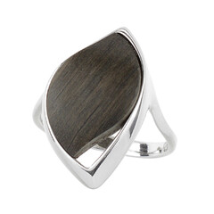 Black Oak Silver Ring
