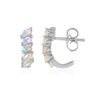 Welo Opal Silver Earrings
