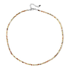 Canary Zircon Silver Necklace