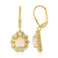 Welo Opal Silver Earrings