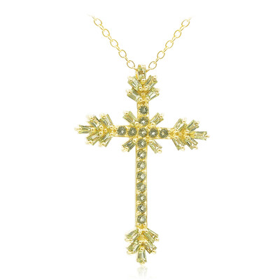 Peridot Silver Necklace