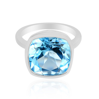 Sky Blue Topaz Silver Ring