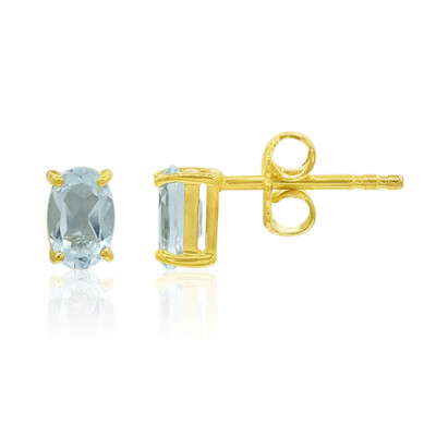 Sky Blue Topaz Silver Earrings