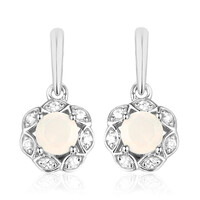 Welo Opal Silver Earrings