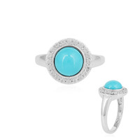 Sleeping Beauty Turquoise Silver Ring