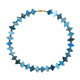 Neon Blue Apatite Silver Necklace