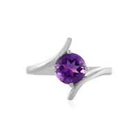 Siberian Amethyst Silver Ring