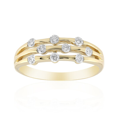 9K SI1 (G) Diamond Gold Ring (Annette)