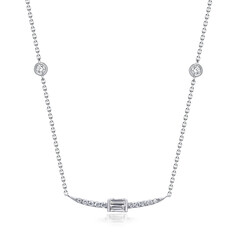 18K SI2 (H) Diamond Gold Necklace (CIRARI)