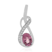 Purple Spinel Silver Pendant