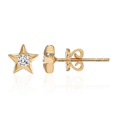 9K SI1 (G) Diamond Gold Earrings (Annette)