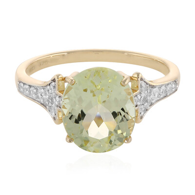 9K Mint Kunzite Gold Ring