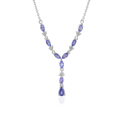 Tanzanite Silver Necklace