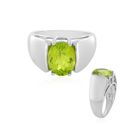 Arizona Peridot Silver Ring