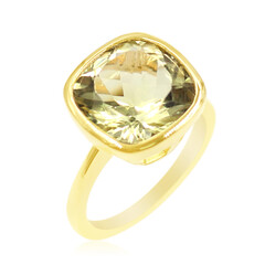 Ouro Verde Quartz Silver Ring