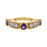 Amethyst Silver Ring
