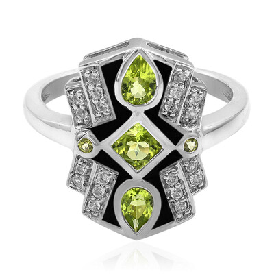Peridot Silver Ring