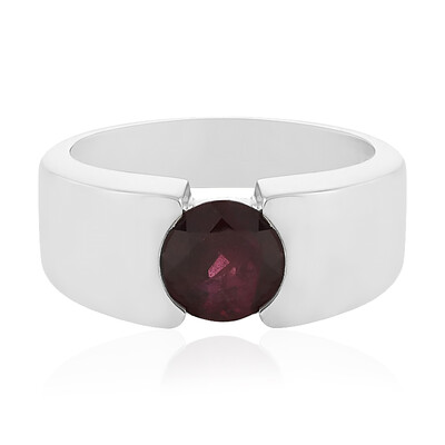 Rhodolite Silver Ring