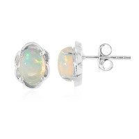 Welo Opal Silver Earrings