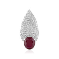 Madagascar Ruby Silver Pendant (de Melo)