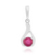 Bemainty Ruby Silver Pendant