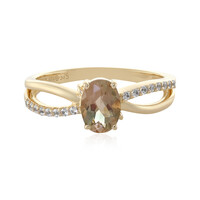 9K Oregon Sunstone Gold Ring