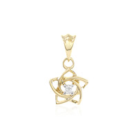 9K SI1 (I) Diamond Gold Pendant
