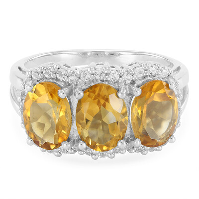Citrine Silver Ring