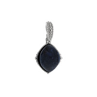 Dumortierite Silver Pendant