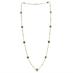 14K PK2 Fancy Diamond Gold Necklace (CIRARI)