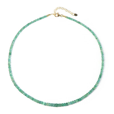 Emerald Silver Necklace