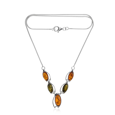 Baltic Amber Silver Necklace (dagen)