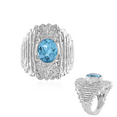 Marambaia Topaz Silver Ring (de Melo)