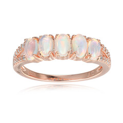 Welo Opal Silver Ring