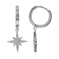 Zircon Silver Earrings