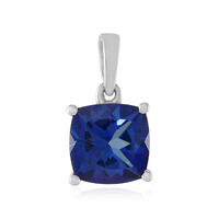 Royal Blue Topaz Silver Pendant