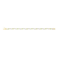 Zambian Emerald Silver Bracelet