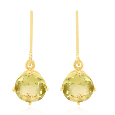 Ouro Verde Quartz Silver Earrings
