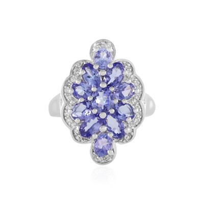 Tanzanite Silver Ring