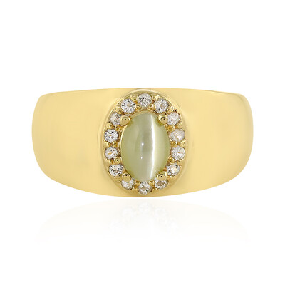 Cat´s Eye Chrysoberyl Silver Ring