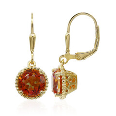 Twilight Quartz Silver Earrings