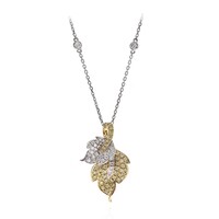 14K SI2 Yellow Diamond Gold Necklace (CIRARI)