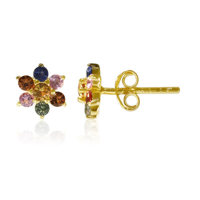 Yellow Sapphire Silver Earrings