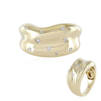 9K I1 (I) Diamond Gold Ring (de Melo)