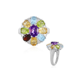 Zambian Amethyst Silver Ring