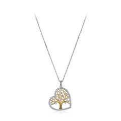 Zircon Silver Necklace