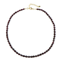 Rajasthan Rhodolite Silver Necklace