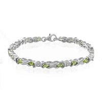 Paraiba Tourmaline Silver Bracelet